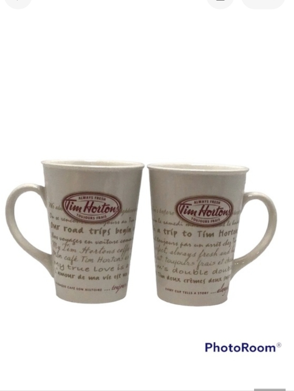 💚 Pair Tim Hortons Limited Edition Mugs #009